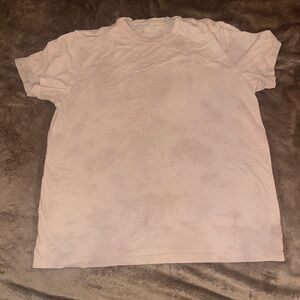 American Eagle Outfitters Men's Light Pink T-Shirt